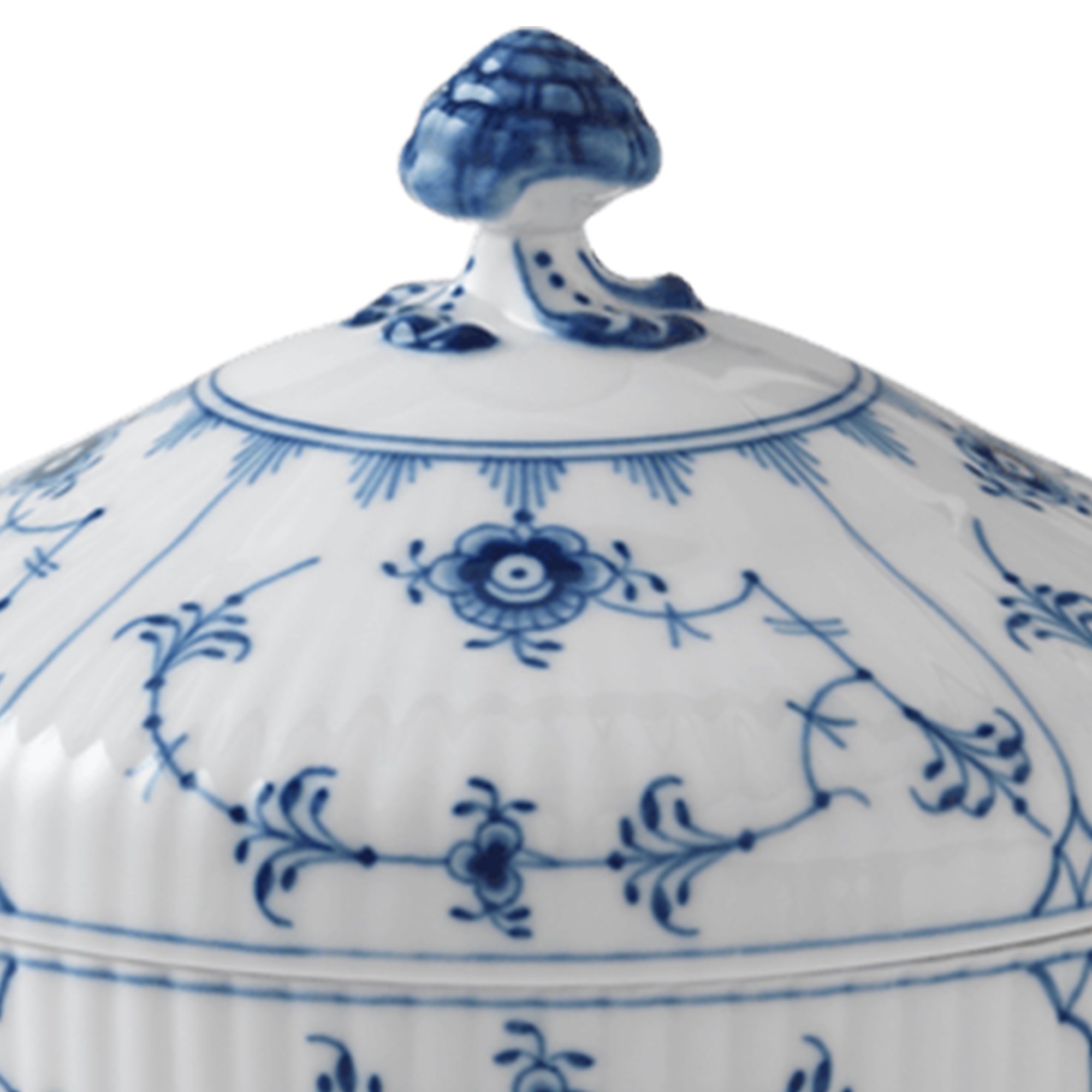 Zoom billed af Musselmalet Riflet Bonbonniere 54 cl